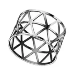 Кольцо для салфетки GLAM серебро металл