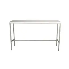 Стол коктейльный LOFT прямоугольный 180*46см белый 