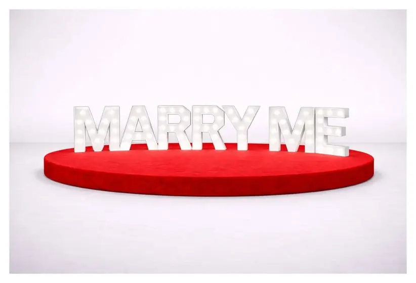 Фотозона "Marry Me"