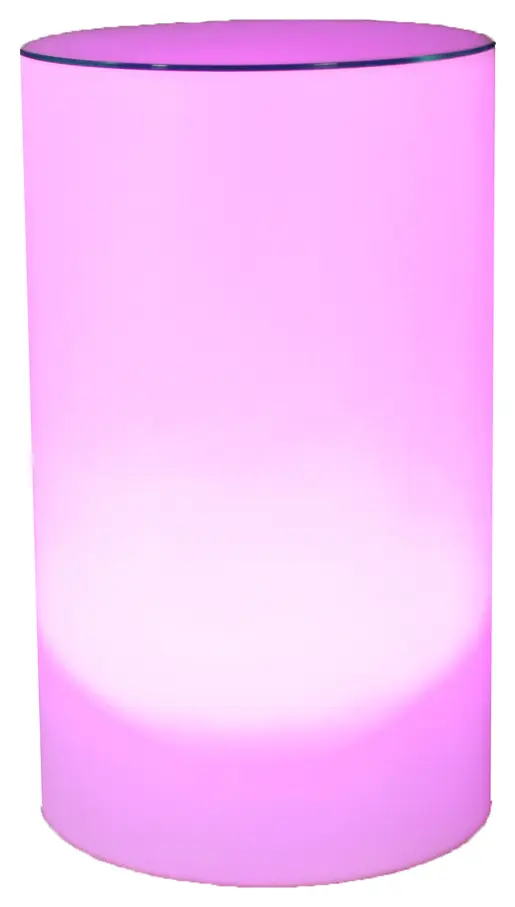 Светящийся LED RGB коктейльный стол Цилиндр