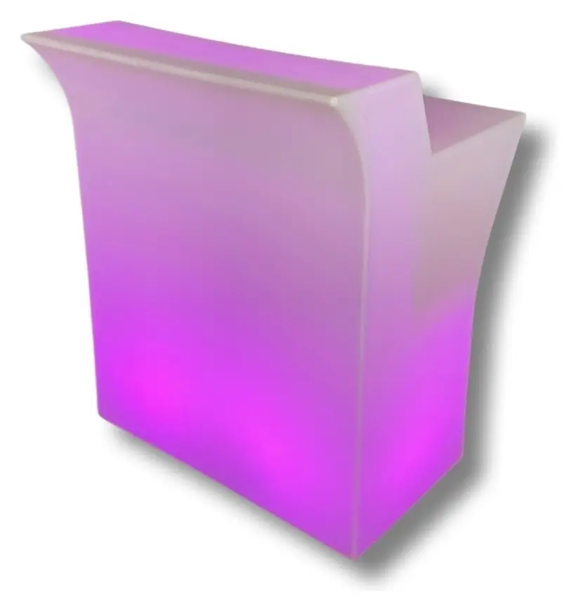 Барная стойка Jumbo с LED RGB подсветкой (Прямой сегмент)