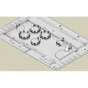 План-схема зала 3D  * разработка на заказ*