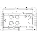 План-схема зала 3D  * разработка на заказ*