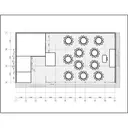 План-схема зала 3D  * разработка на заказ*