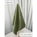 Скатерть бархатная "Бета" светло-зеленая прямоугольная