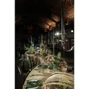 Тарелка "Барто" прозрачная с черным кантом