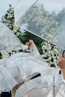 Зонт от дождя прозрачный