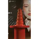 Стол для торта круглый, красный бархат