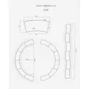 Стол «Змейка» XL, 1 часть