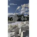 Стул «Вашингтон» серебряный, белые подушки из бархата