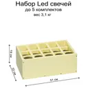 Набор Led свечей белого цвета