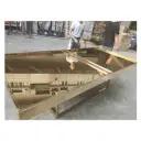 Стол прямоугольный с прозрачной столешницей