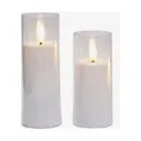 Свечи, набор из 2-х LED свечей 15см, 12см