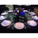 Скатерть КРУГЛАЯ D3,15м черная