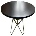 Стол коктейльный PIETRA D75 чёрный металл/дерево