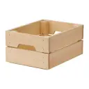 Ящик прямоугольный 23*31*H15см малый дерево.