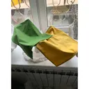 Салфетка из смесового льна, Монстера деликатесная