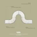 Диван Кручу-верчу Квадрат (Правый модуль), Глубокий синий