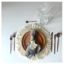 Подтарельник плетеный Макраме