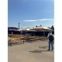 Зонт с центральной опорой 4х4, бежевый