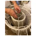 Люстра декоративная макраме, без освещения, Нудлз С