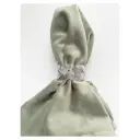 Кольцо для салфетки Косичка Серебро