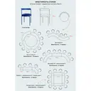 Стол коктейльный Твист Прямоугольный М, Розовая помада + Куколка (телескопические ноги)