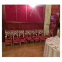 Стул Хамелеон серебряный (велюр), бордовый