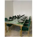 Стол Ректангл-240 Золото + печать на столешницу печать Принт и т.д.