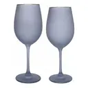 Сет матовых бокалов Лоллипоп Серый дымок