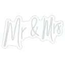 Неоновая надпись MR@MRs