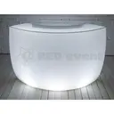 Барная стойка с LED RGB подсветкой (Закругленный сегмент)