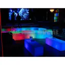 Светящаяся LED RGB скамья Snake (банкетка)