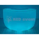 Барная стойка с LED RGB подсветкой (Закругленный сегмент)