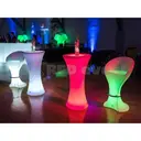 Светящийся LED RGB коктейльный стол Sand