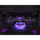 Барная стойка с LED RGB подсветкой (Закругленный сегмент)