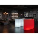 Барная стойка с LED RGB подсветкой (Закругленный сегмент)