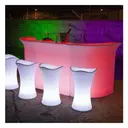 Барная стойка Jumbo с LED RGB подсветкой (Прямой сегмент)