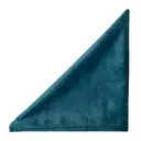 Салфетка бархатная темно-бирюзовая
