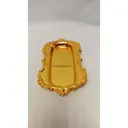 Поднос-блюдце золото