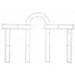 Конструкция Порто Блок, белая (перекрас) 